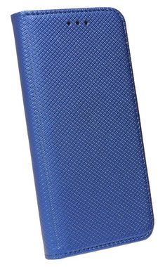 cofi1453 Handyhülle cofi1453® Buch Tasche "Smart" für iPhone 12 Pro Handy Hülle Etui Brieftasche Schutzhülle mit Standfunktion, Kartenfach Blau
