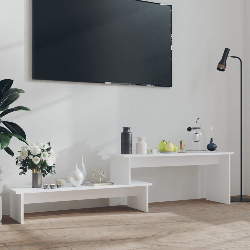 furnicato TV-Schrank Weiß 180x30x43 cm Holzwerkstoff | TV-Schränke