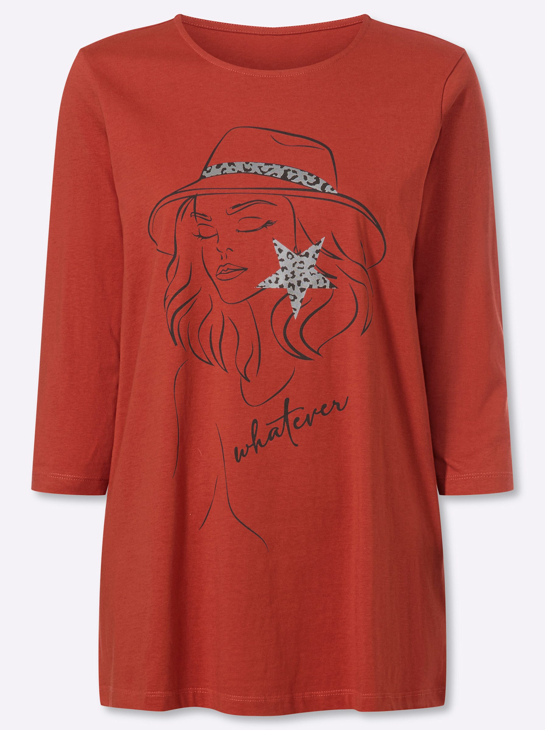 Sieh an! T-Shirt Longshirt 3/4-Arm