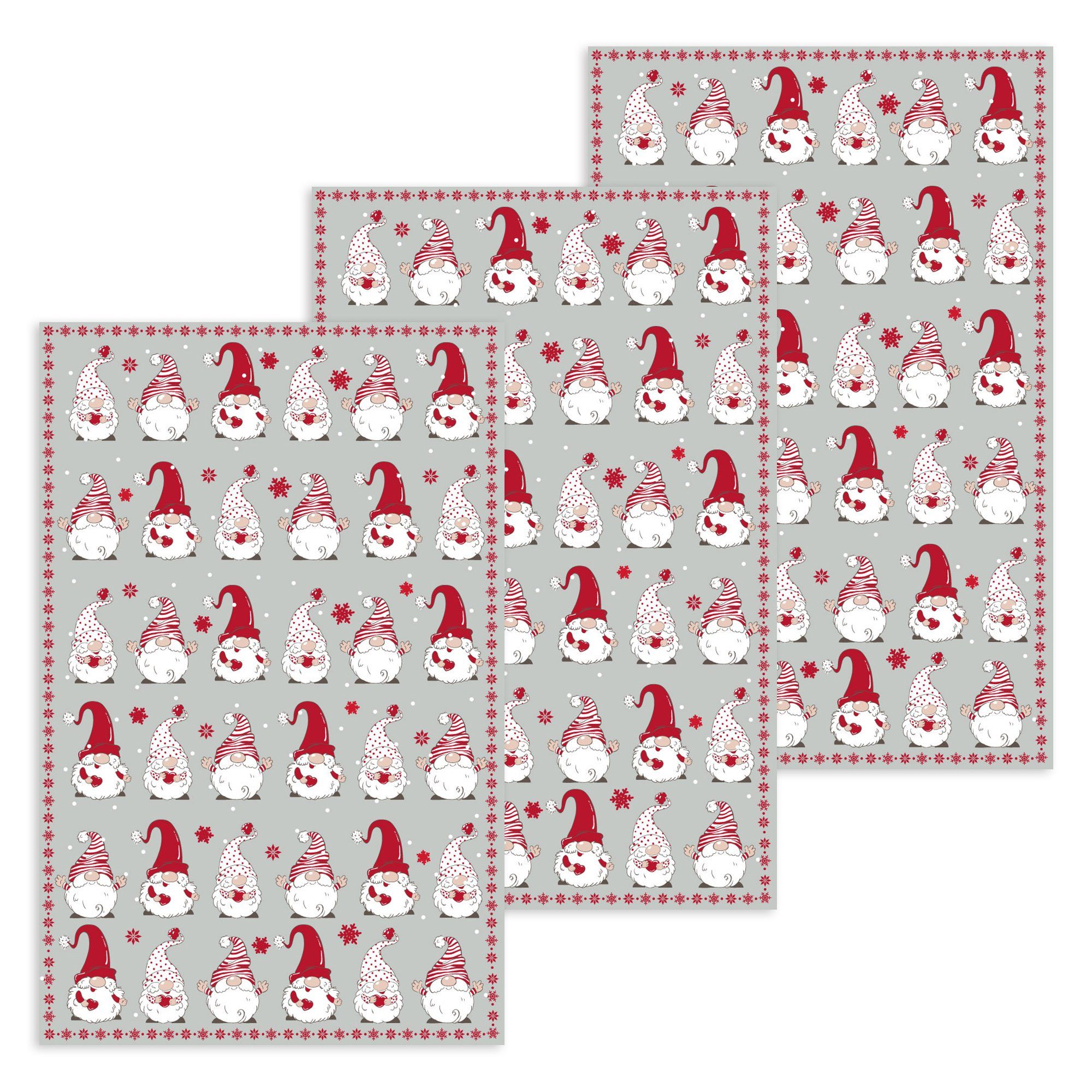 Kracht Geschirrtuch Wichtel Weihnachten, (Set, 3-tlg., günstig online kaufen