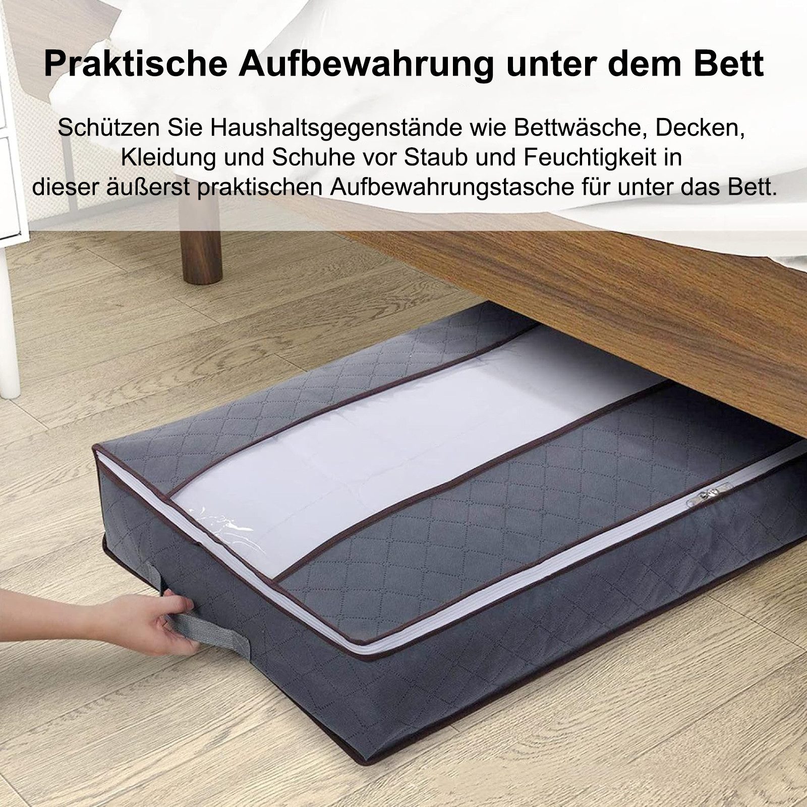MODFU Aufbewahrungsbox 3 Stück Aufbewahrungstasche Unterbettkommode günstig online kaufen