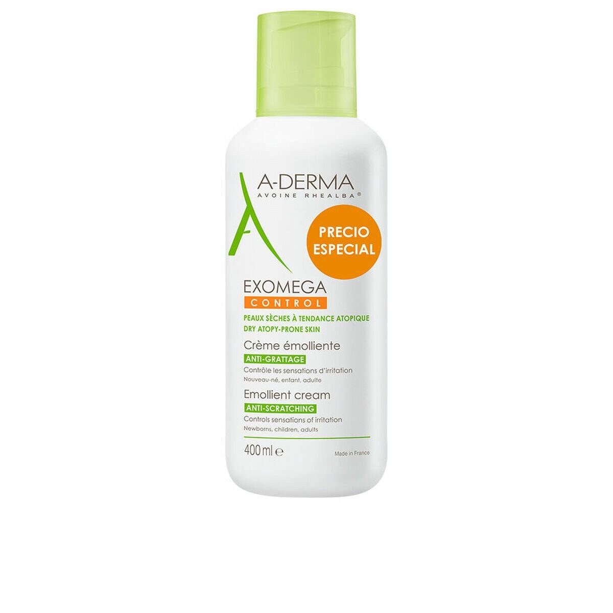A-derma Körpercreme EXOMEGA CONTROL Erweichungscreme 400 ml