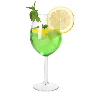 MamboCat Weinglas 9x Vinissi Wasser- & Weingläser 300ml mit Fuß Cocktailglas Feier, Glas