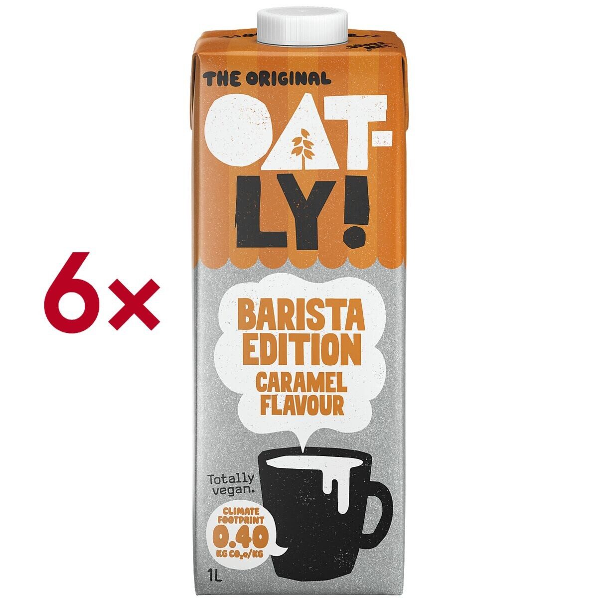 Oatly Pflanzenmilch Barista Edition Caramel Flavour, 6x 1 Liter Haferdrink