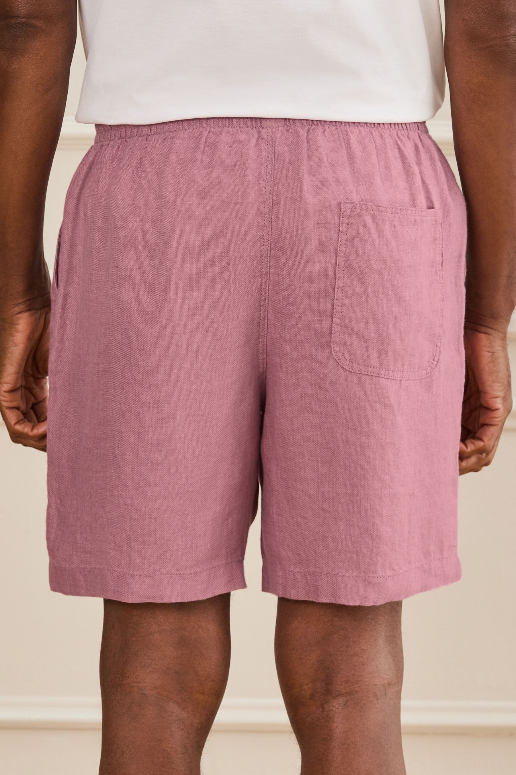 Next Shorts Shorts aus 100 % Leinen mit Tunnelzug (1-tlg) – Bild 4 von 5
