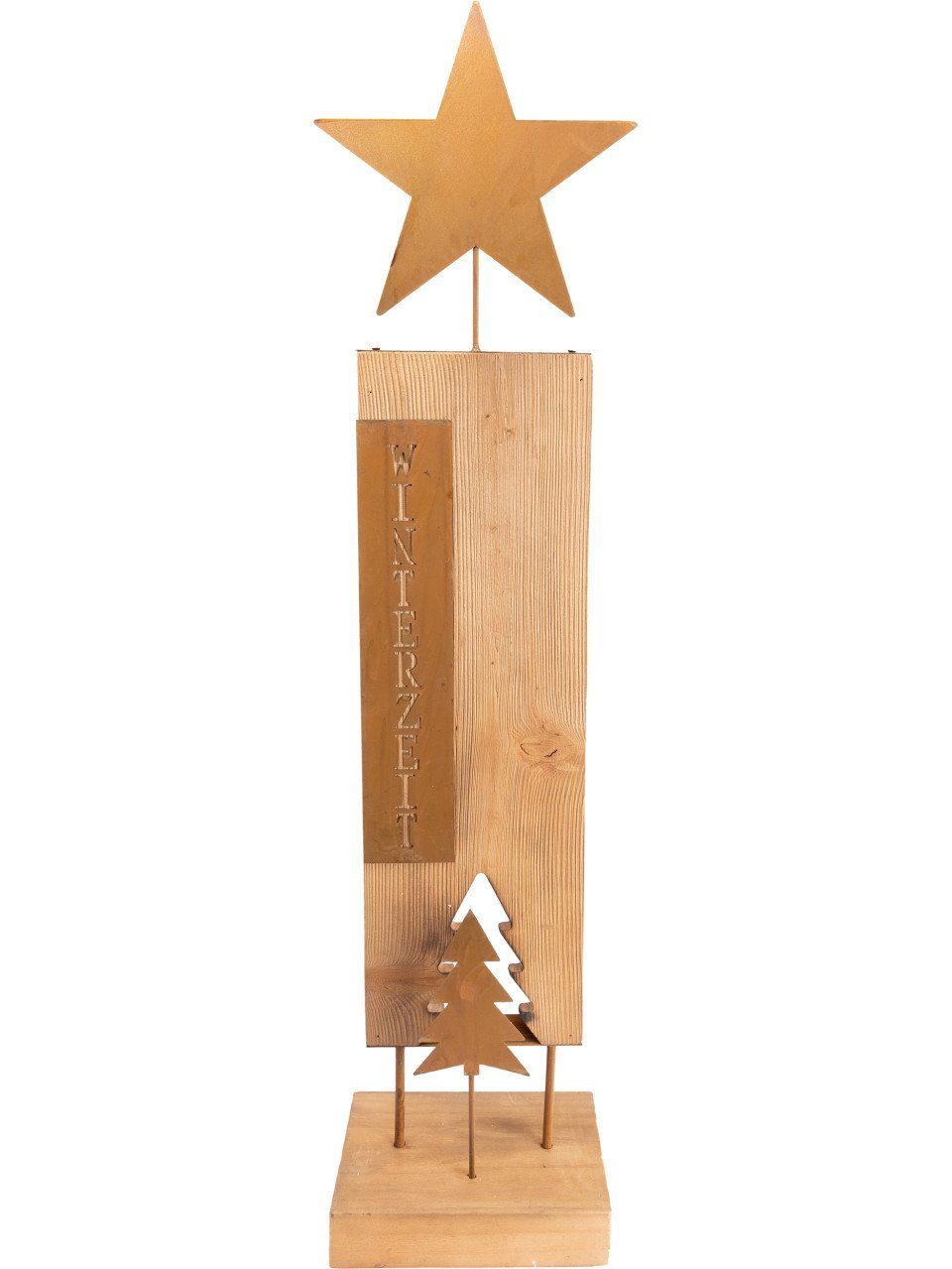 Line Weihnachtsfigur Weihnachtsaufsteller TrendLine Trend Winterzeit Holz
