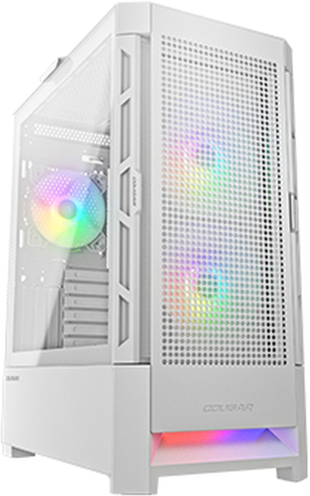Cougar PC-Gehäuse Gehäuse Midi-Tower Airface, ARGB, Weiß (CGR-5ZD1W-AIR-RGB)