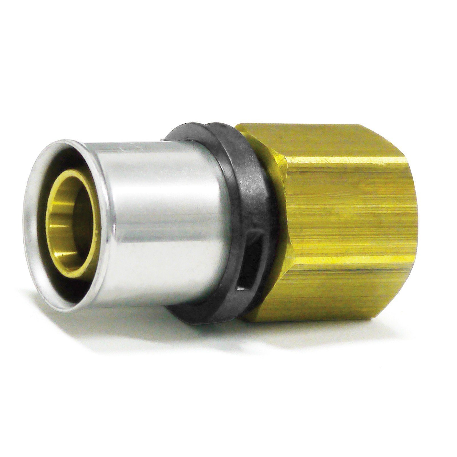 Thumbnail - PipeTec Deutschland Pressfitting Pressfitting Übergang 26x3 mm - 1 Zoll IG TH Kontur Verbundrohr