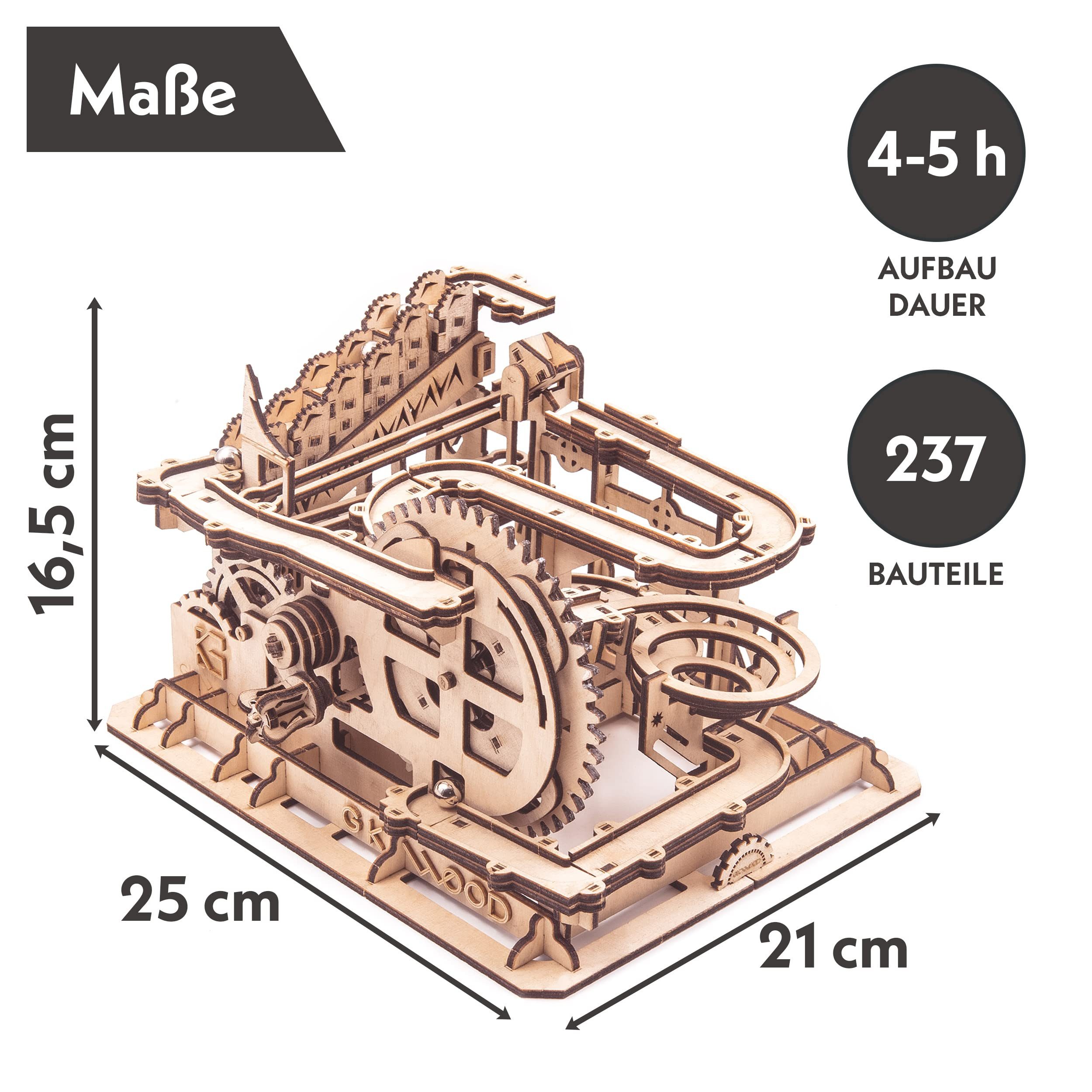 Leukip 3D-Puzzle Murmelbahn Holz Charlie - günstig online kaufen