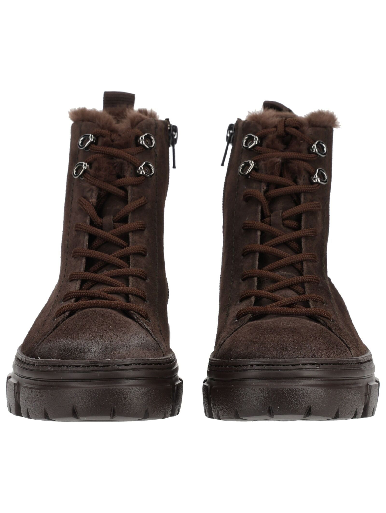 Paul Green Paul Green Stiefelette Veloursleder Schnürstiefelette – Bild 3 von 5