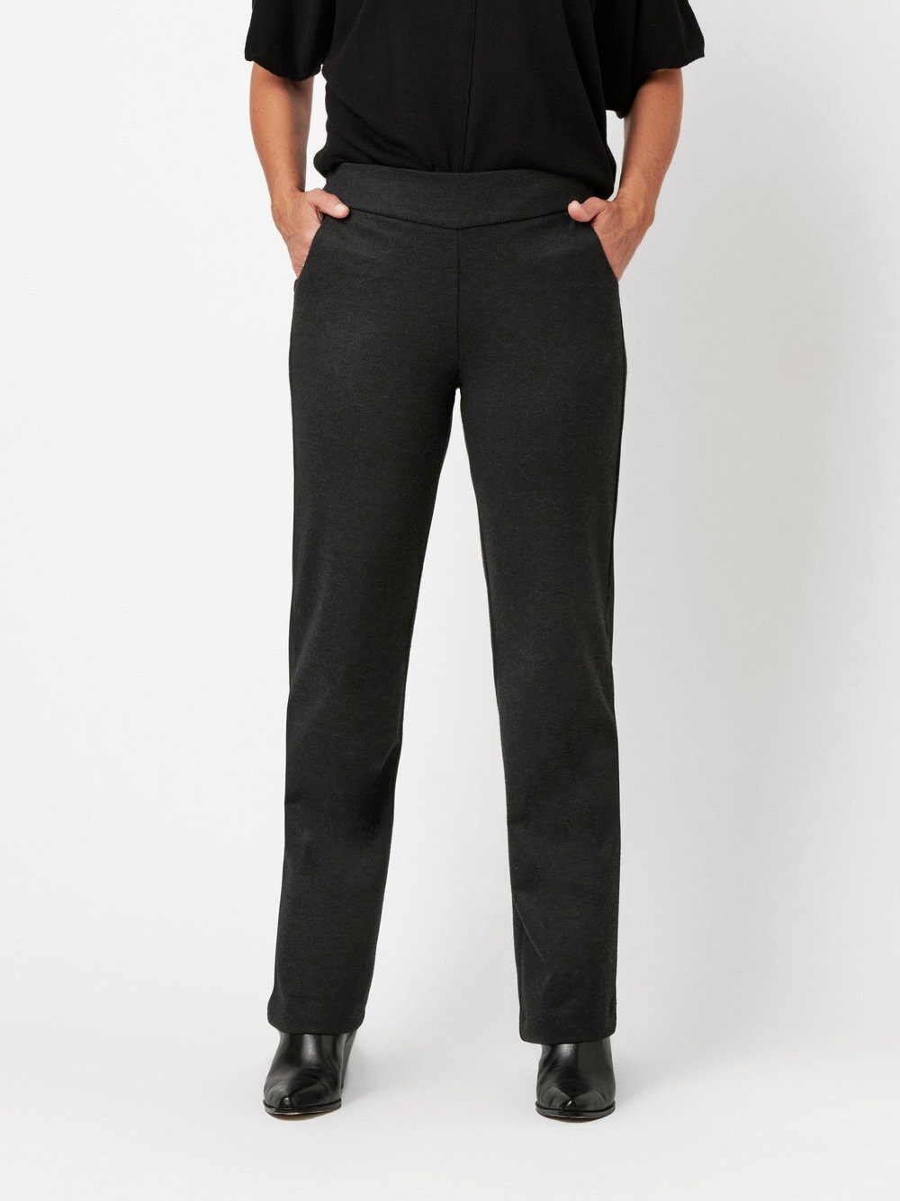 Relaxed by TONI Palazzohose Scarlet in melierter Optik günstig online kaufen