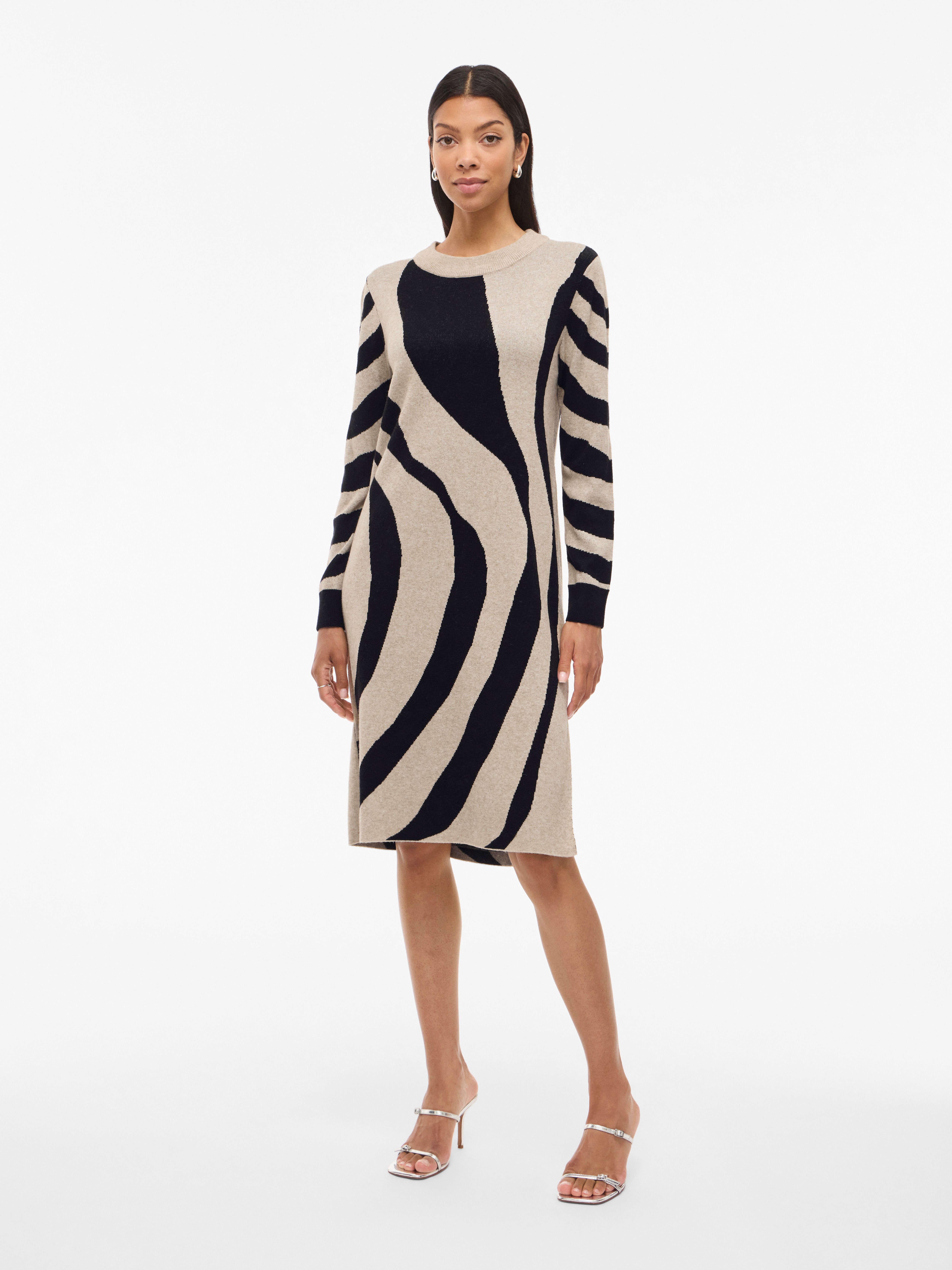 Vila Midikleid VITIF CREWNECK KNIT MIDI DRESS- NOOS Sommerkleid günstig online kaufen