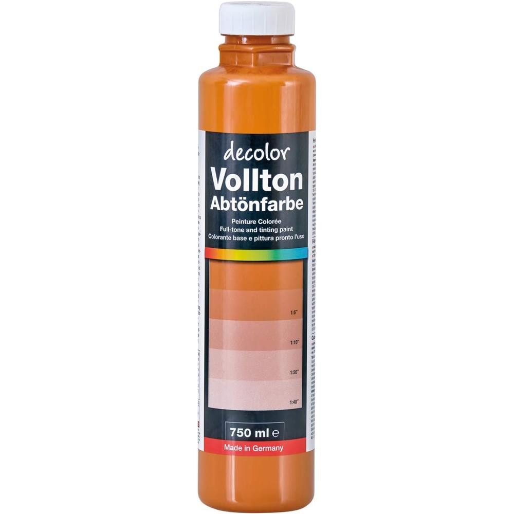PUFAS Vollton- und Abtönfarbe decolor Abtönfarbe, Topasbraun 750 ml