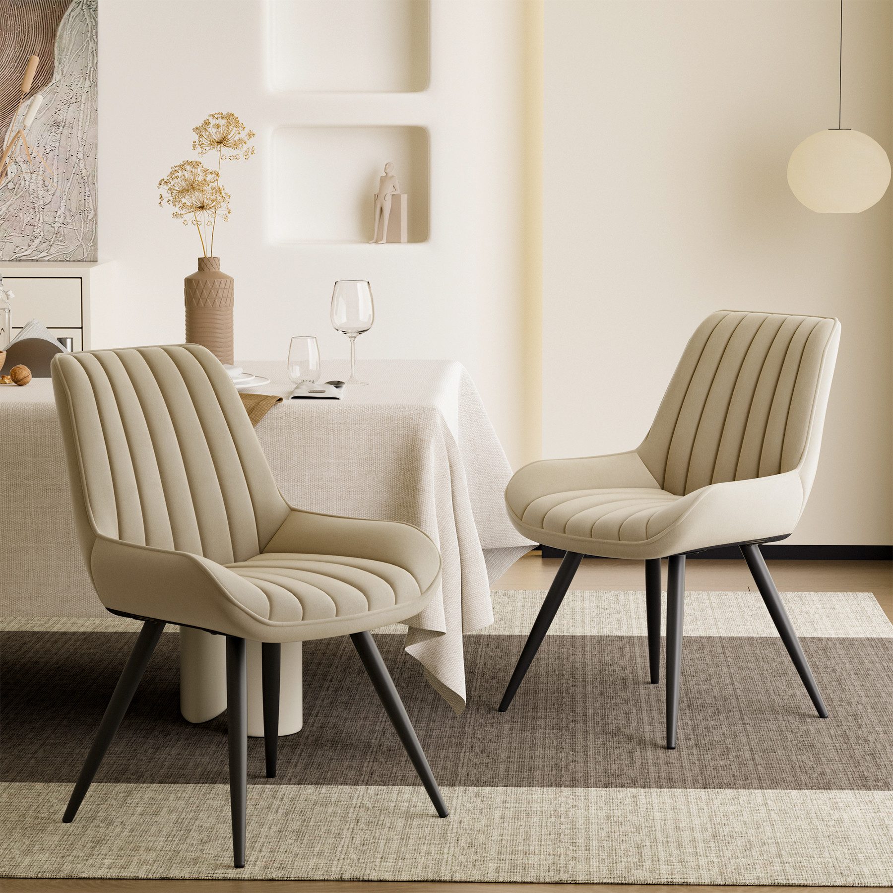 HawthyHome Esszimmerstuhl Stuhlset – 2er Set günstig online kaufen
