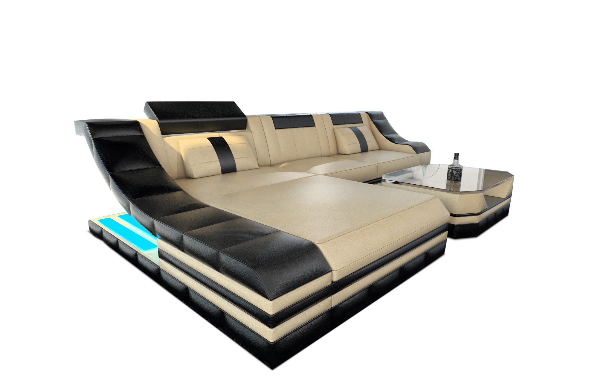 Sofa Dreams Ecksofa Ledercouch Sofa Leder günstig online kaufen