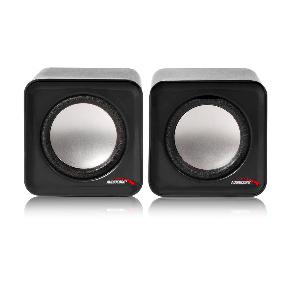 Audiocore AC870 PC-Lautsprecher Stereo, 2.0 (6 W, Lautstärkeregelung)