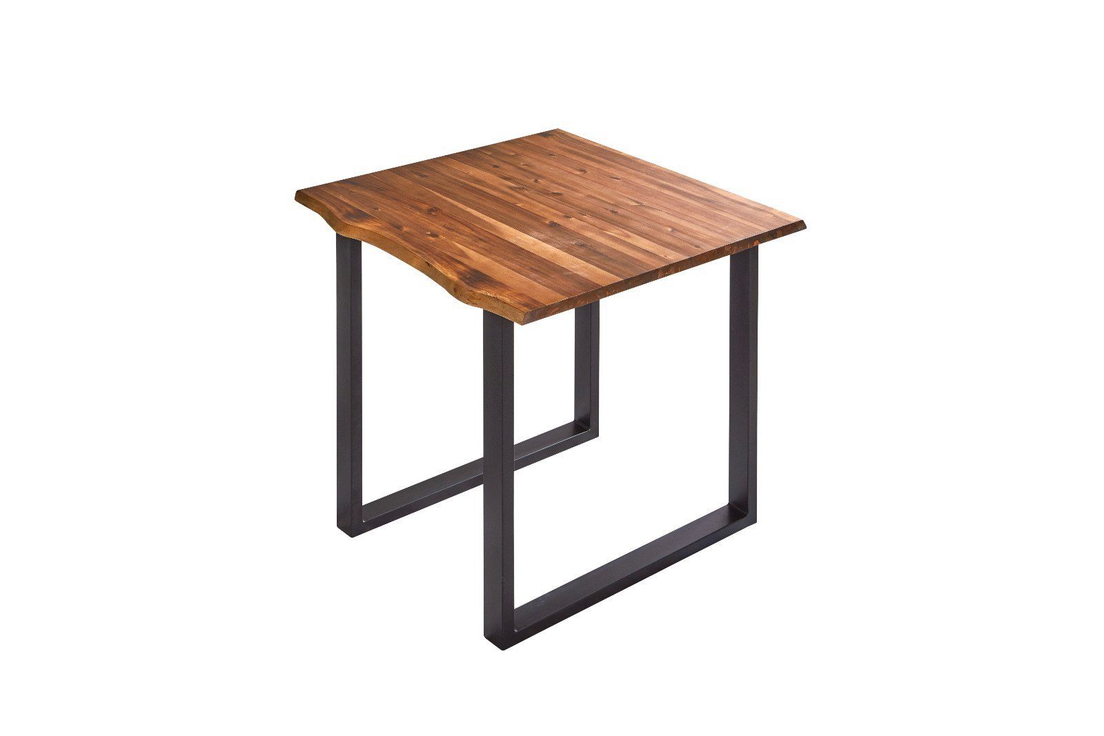 SAM® Baumkantentisch Una, massives Akazienholz, cognacfarben mit natürlicher Baumkante