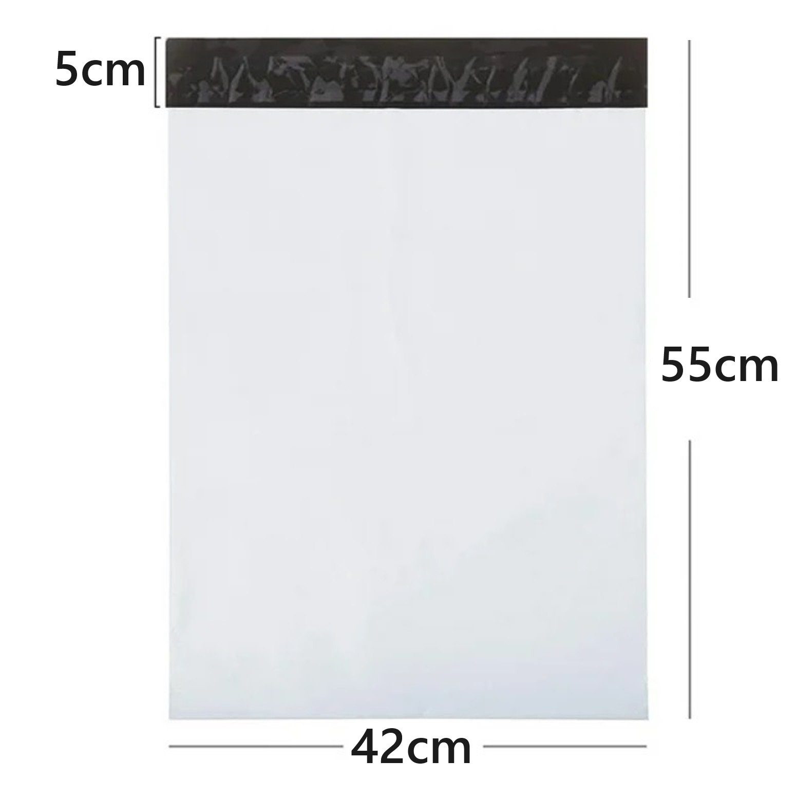 BAYLI Sonnenbrille 450 Stück Folienversandtaschen selbstklebend, 420 x 550 mm Versandbeu