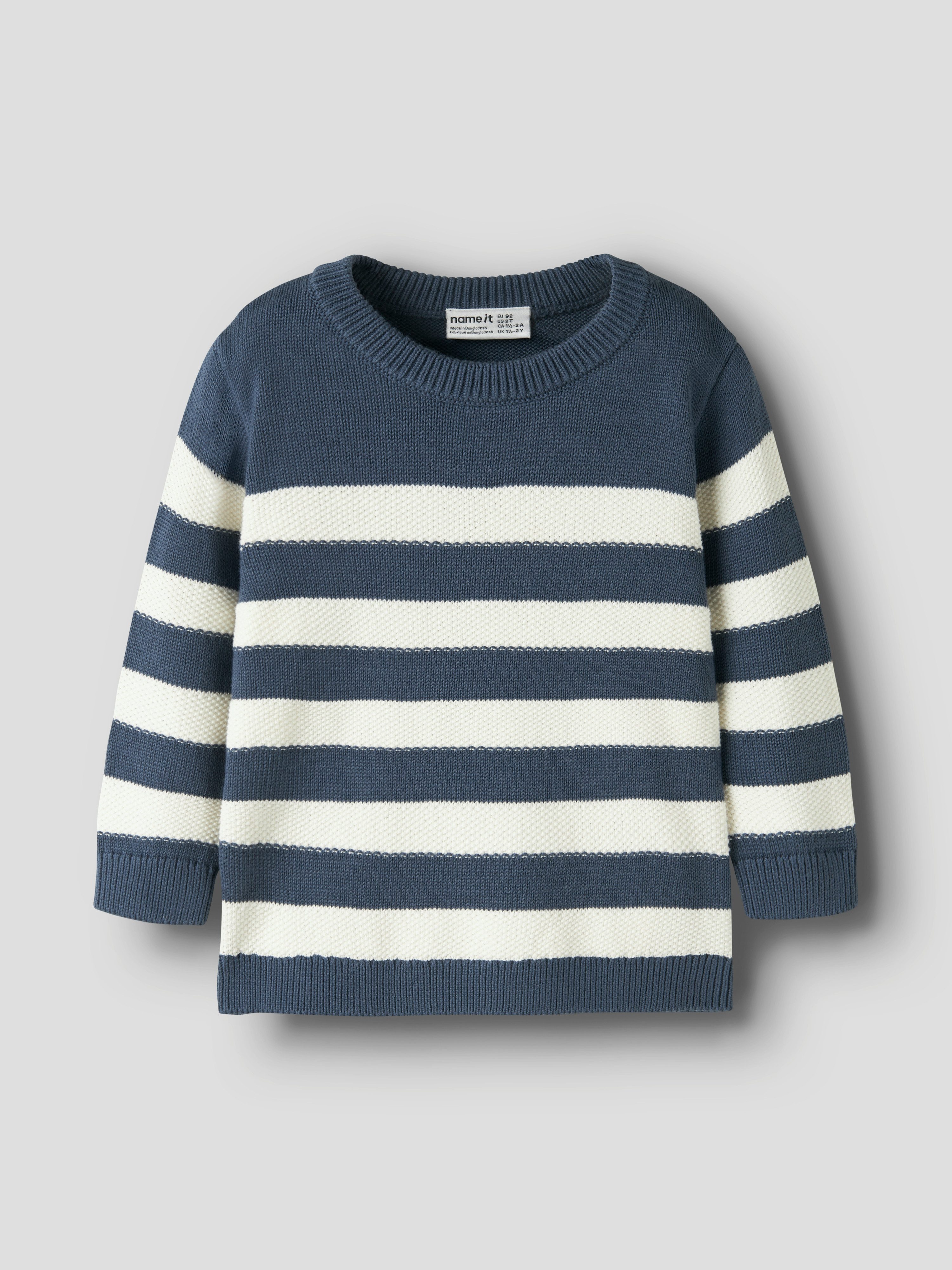 Name It Strickpullover NMMLOGAN LS LOOSE KNIT Baumwolle, loose fit