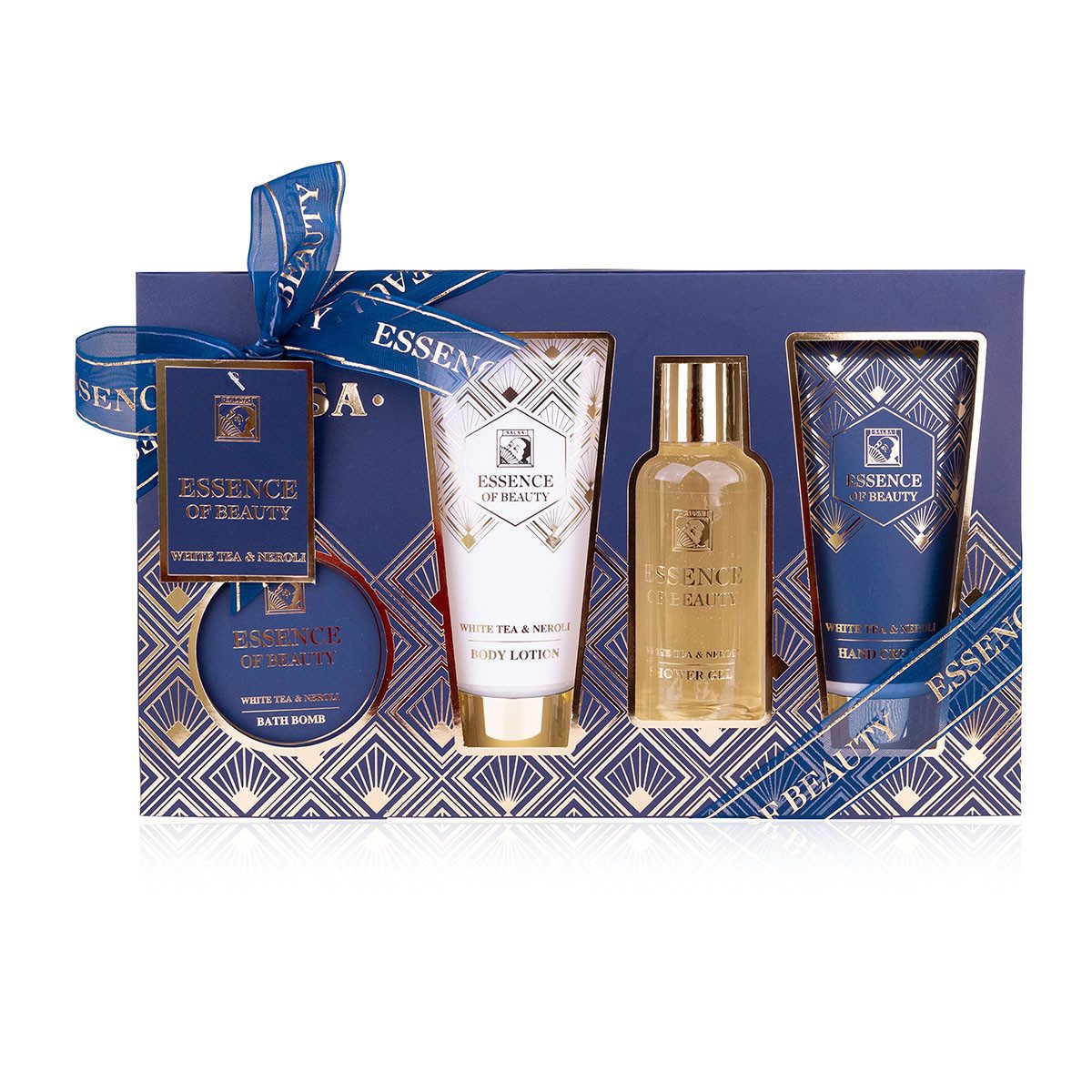 ACCENTRA Hautreinigungs-Set Essence of Beauty 390 ml, 4-tlg., Badeset in Geschenkbox