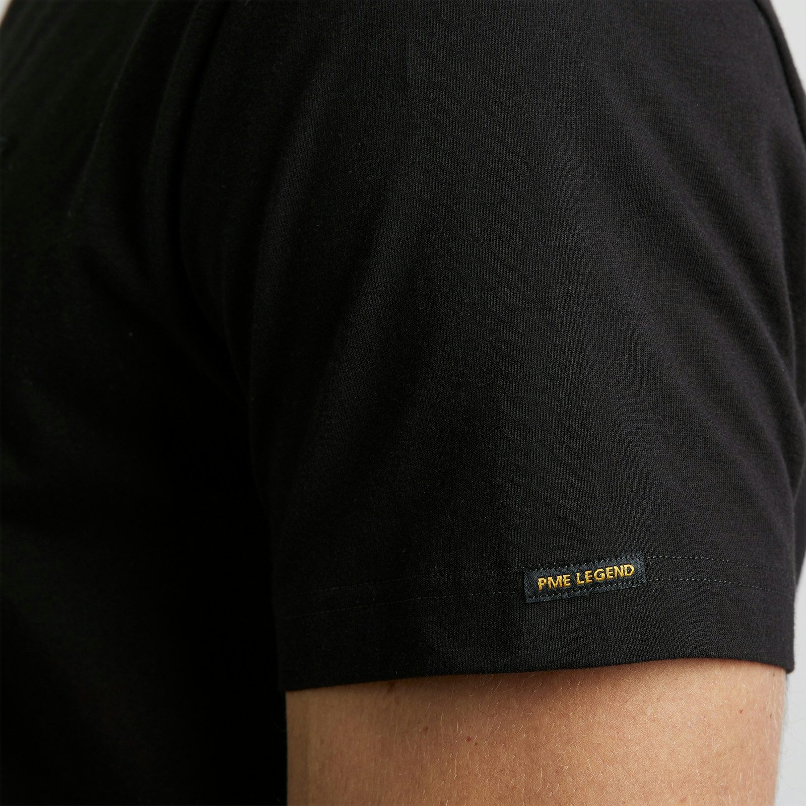 PME LEGEND T-Shirt mit Logobadge