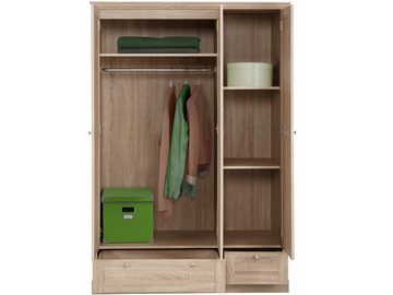 loft24 Kleiderschrank Bruce mit Spiegeltür und Kleiderstange, Breite 122 cm, Landhaus