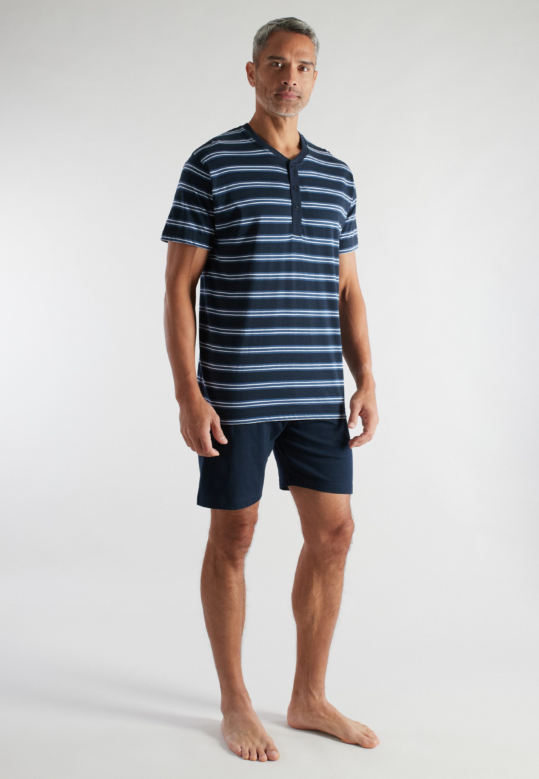 CECEBA Shorty CECEBA Herren Shorty blau quergestreift (1 tlg) günstig online kaufen