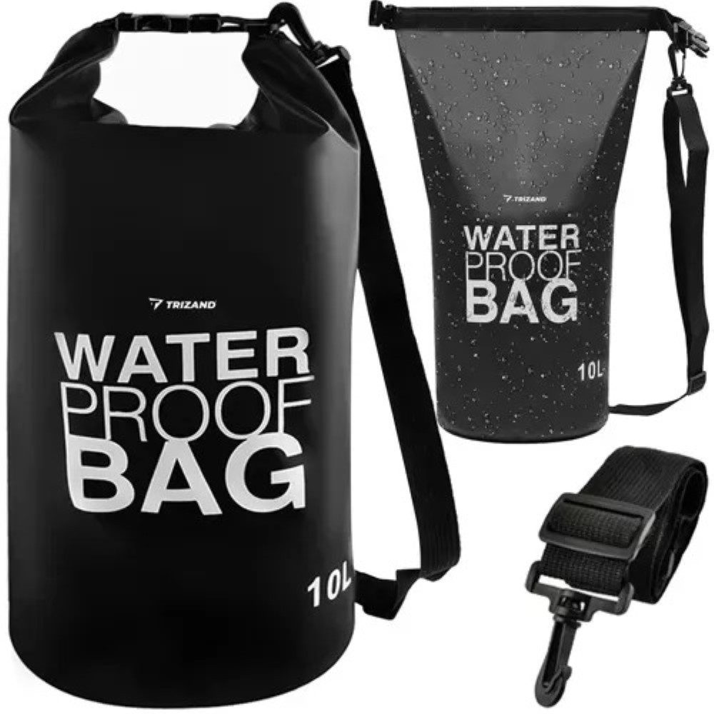 Trizand Drybag AquaShield 10L: Die ultimative wasserdichte Tasche Drybag (Wasserdichte Drybag Tasche Set, 10L Drybag Wasserdichte Tasche), Wasserdichtes PVC-Material, strapazierfähig