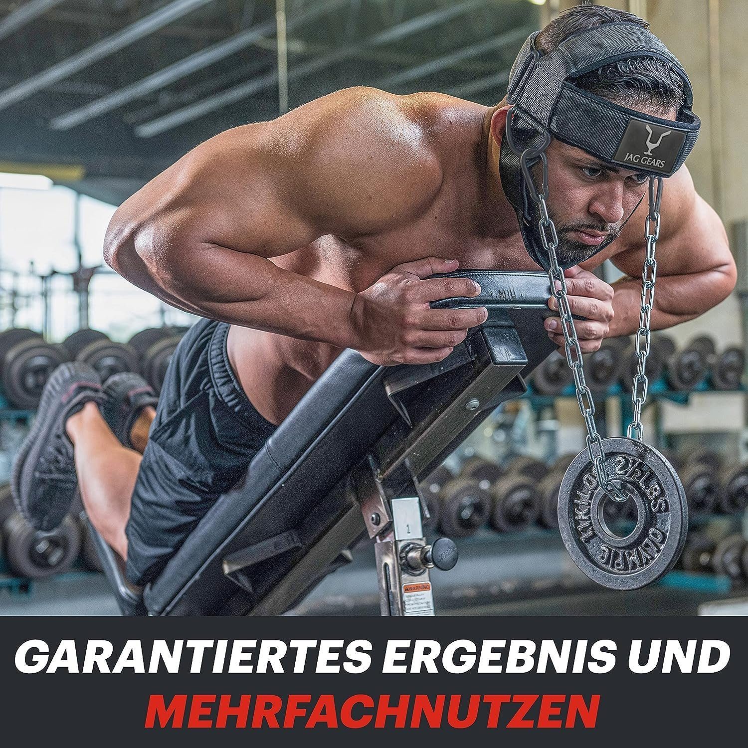 (1-tlg) Nackentraining GEARS JAG Neopren Nackentrainer – gepolstert 7 mm Trainingsring
