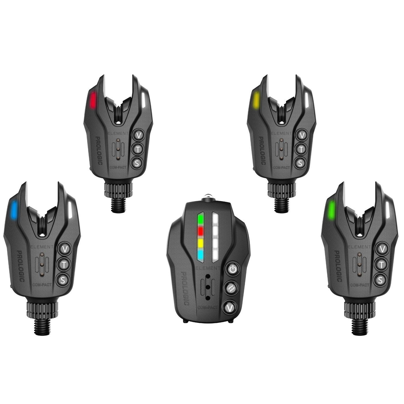 Prologic elektronischer Bissanzeiger Prologic Element Com-Pact Alarm Set 4+1 - Bissanzeiger Set