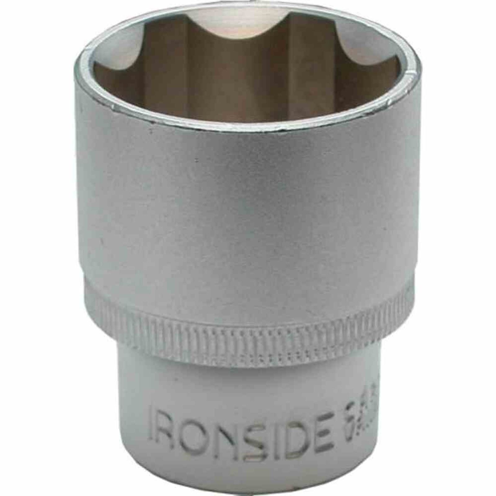 IRONSIDE Stecknüsse Stecknuss 13mm (1/2) SW 30 6kant, Chrom-Vanadium-Stahl
