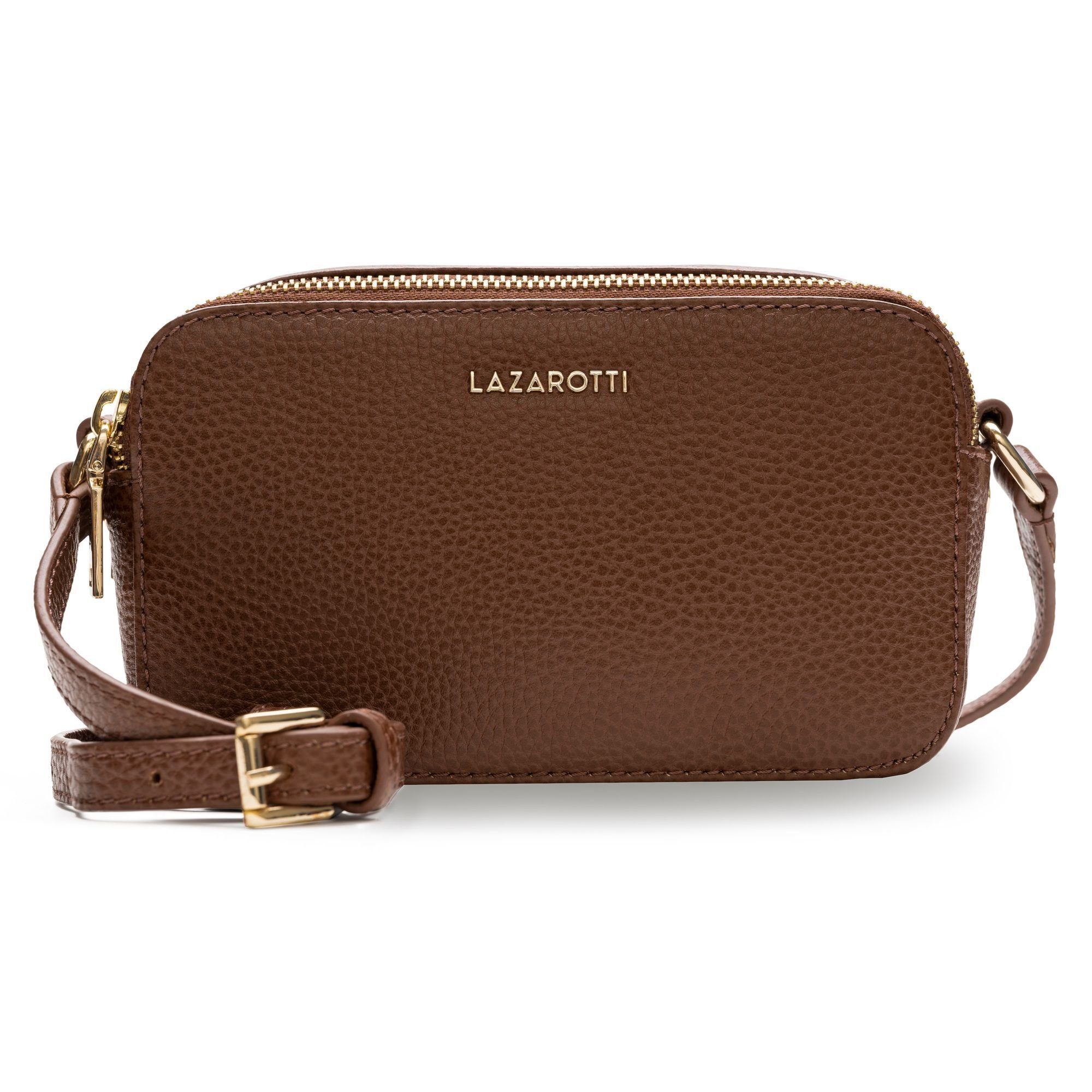 Lazarotti Umhängetasche Bologna Leather, Leder