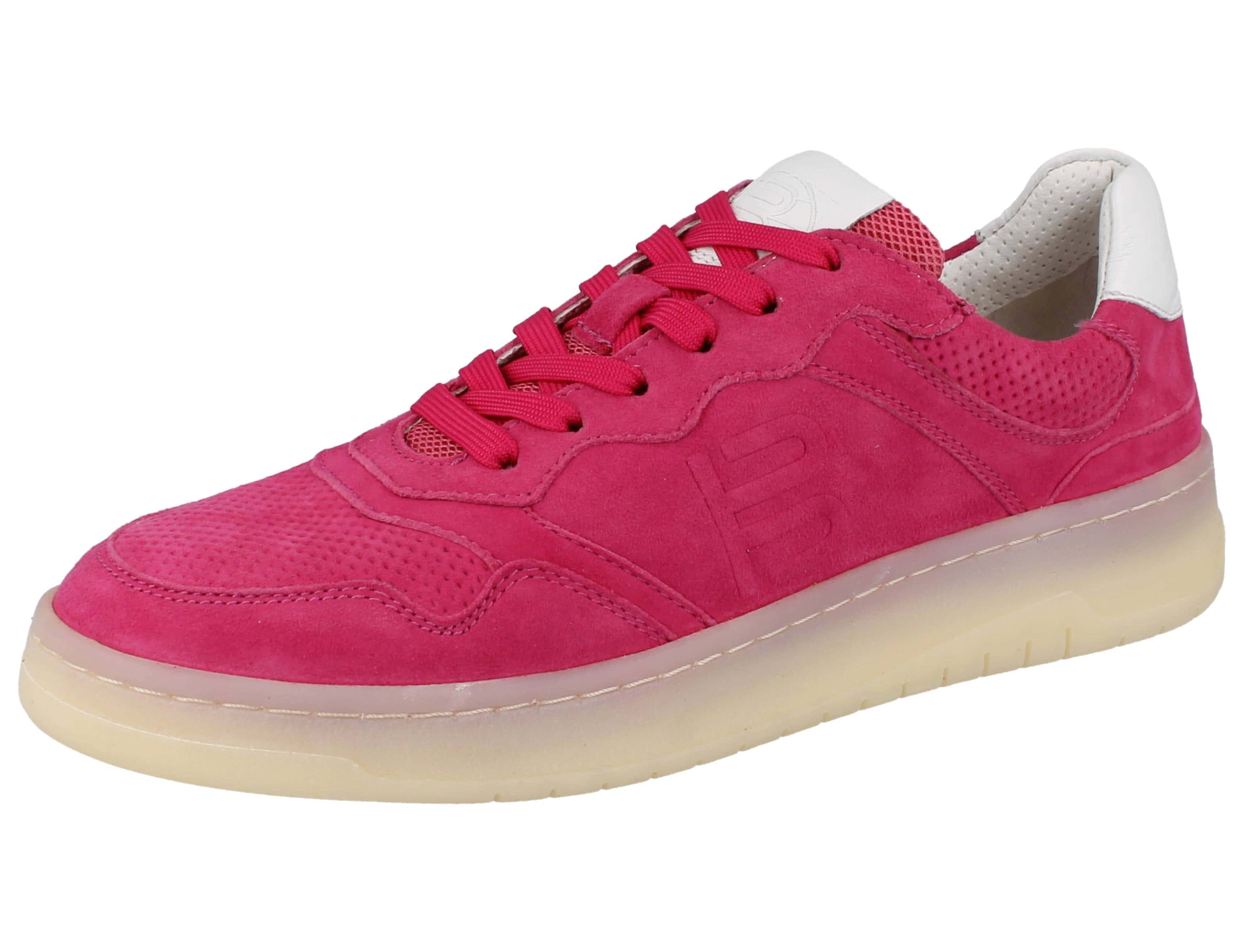 BAGATT BAGATT Damen Schnürschuhe pink Veloursleder - Größe: 39 Schnürschuh Wechselfußbett
