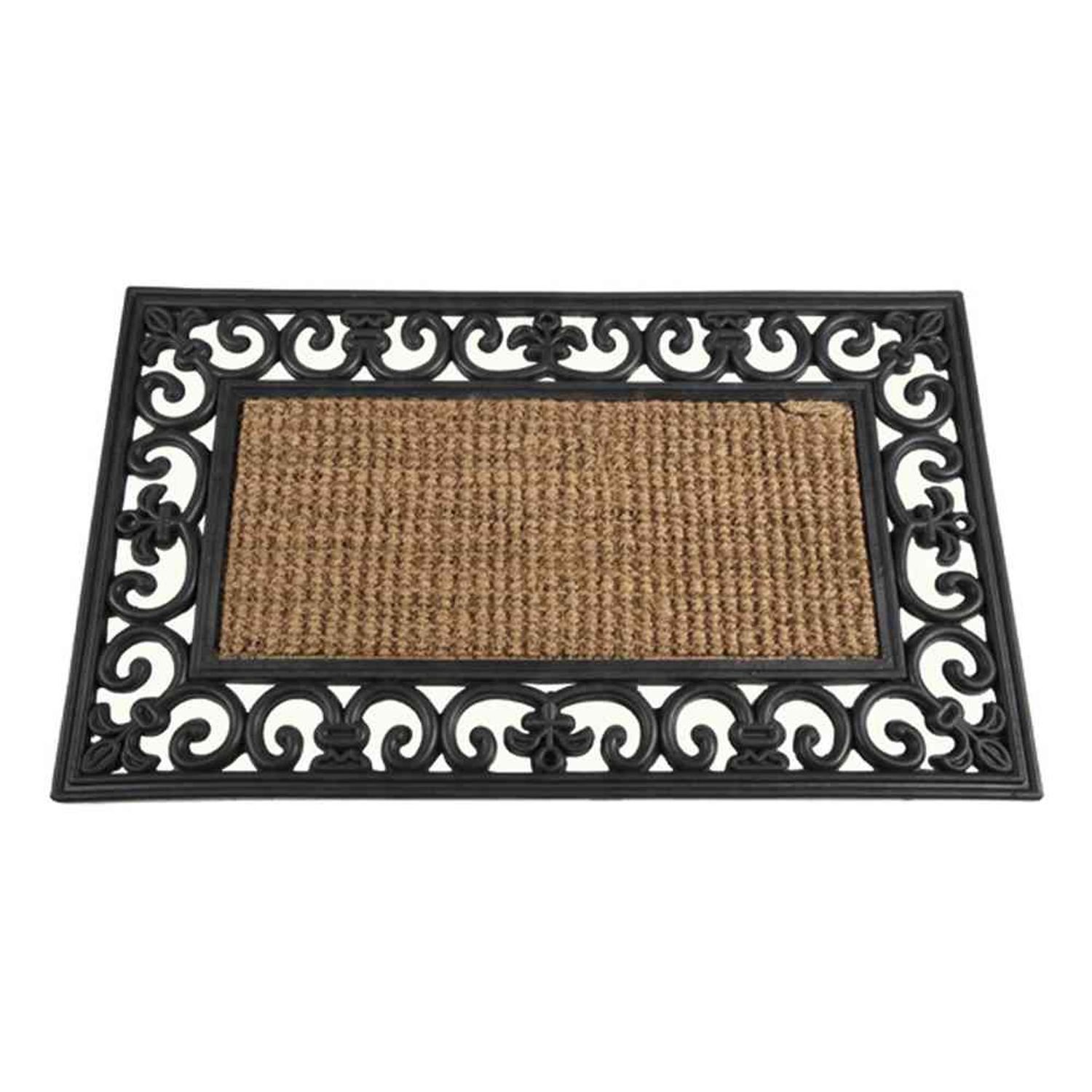 Siena Garden Fußmatte Gummimatte Gazelle 45x75cm schwarz