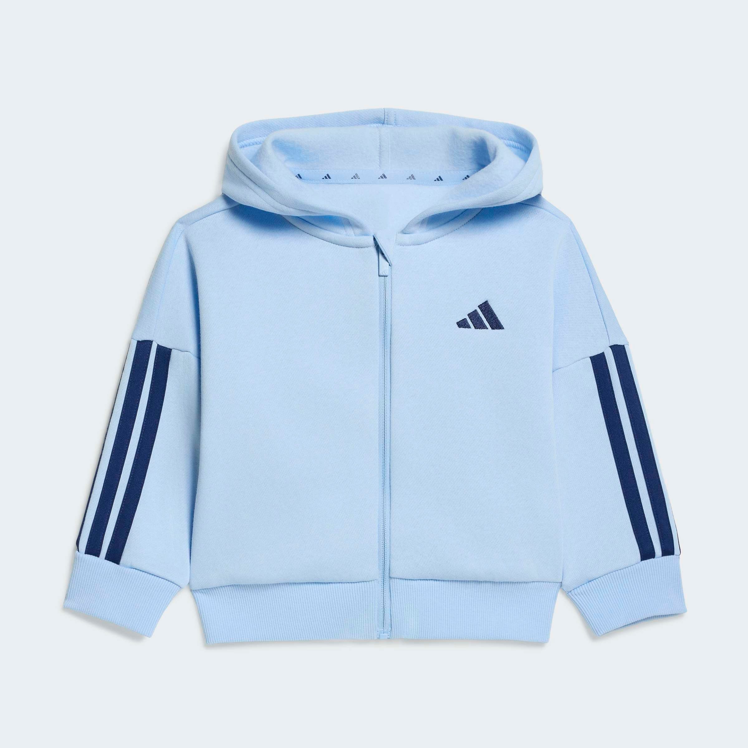 adidas Sportswear Trainingsanzug I 3S FZ FL JOG (2-tlg), für Babys, zweiteiliges Set, aus Baumwolle