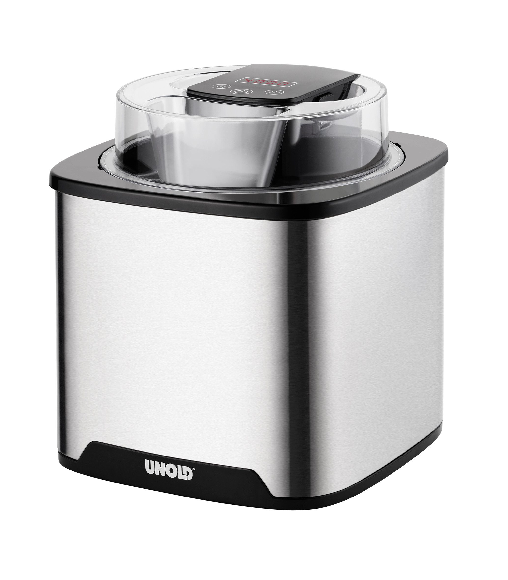 Unold Eismaschine Gelato 48855, 1,5 l, 12 W, Sahneeis in ca. 30 min 1,5L