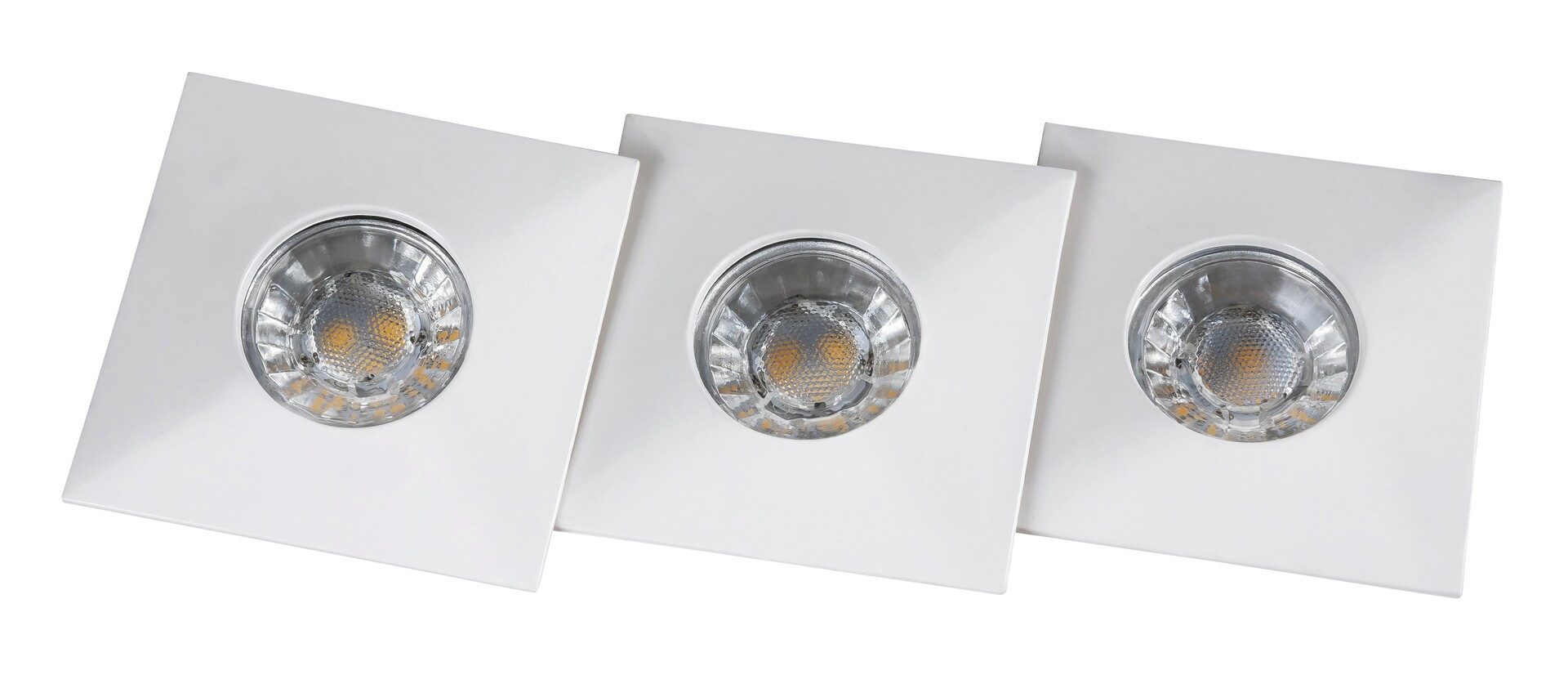 Rabalux LED Deckenspots "Randy" Kunststoff, weiß, 4W, warmweiß, 350lm, L78mm, wassergeschützt, warmweiß