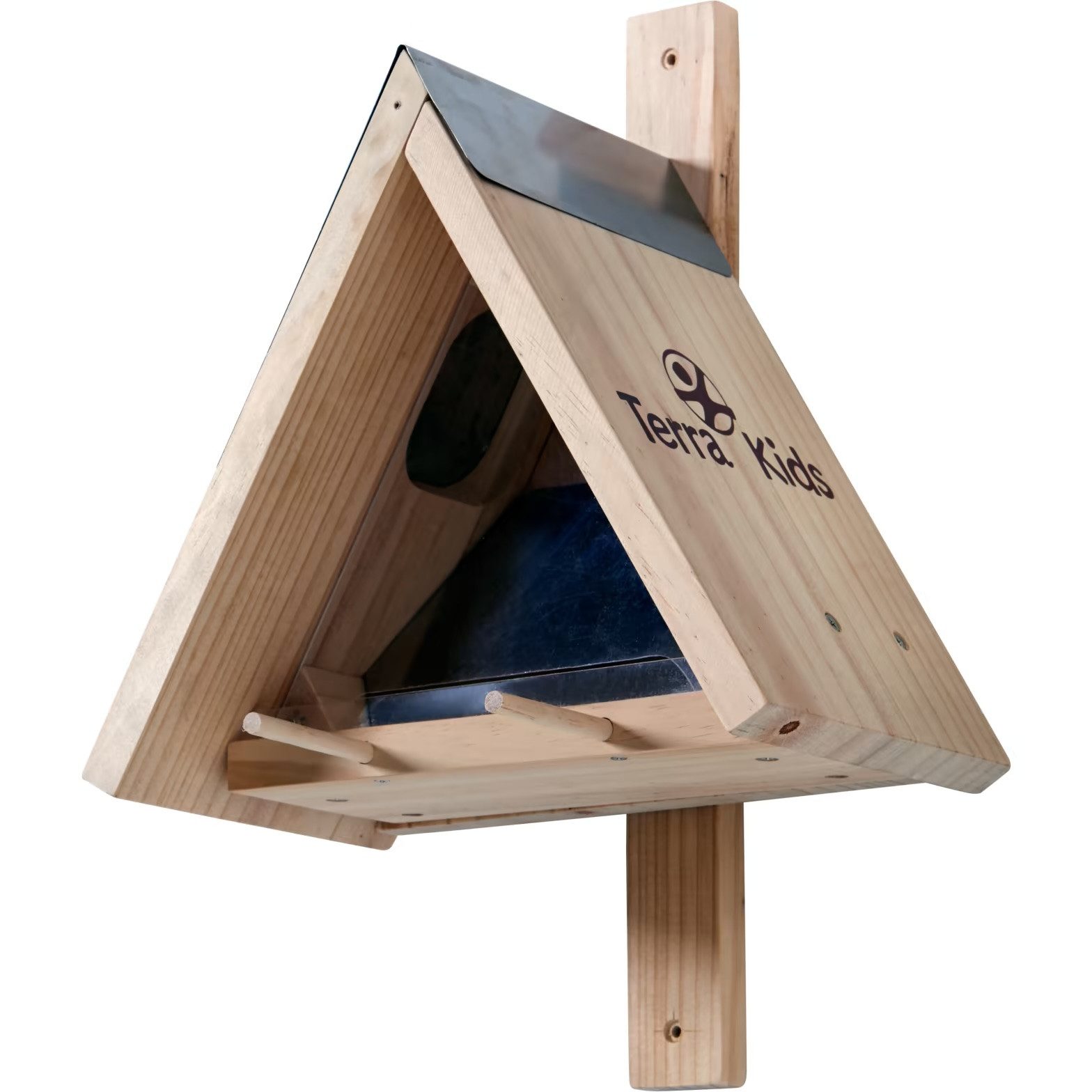 Haba Futterhaus Terra Kids Futterhaus-Bausatz, durch clevere Konstruktion bleibt Futter trocken