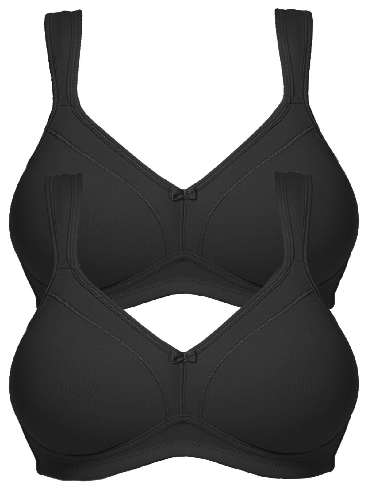Soft-BH 2er Pack BH ohne Bügel Topsy