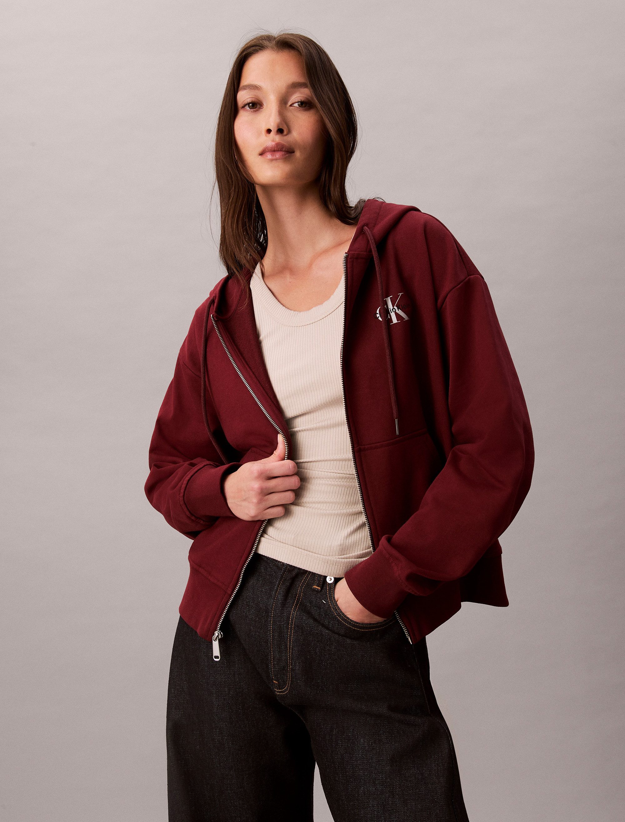 Calvin Klein Jeans Sweatjacke MNLG FRNCH günstig online kaufen