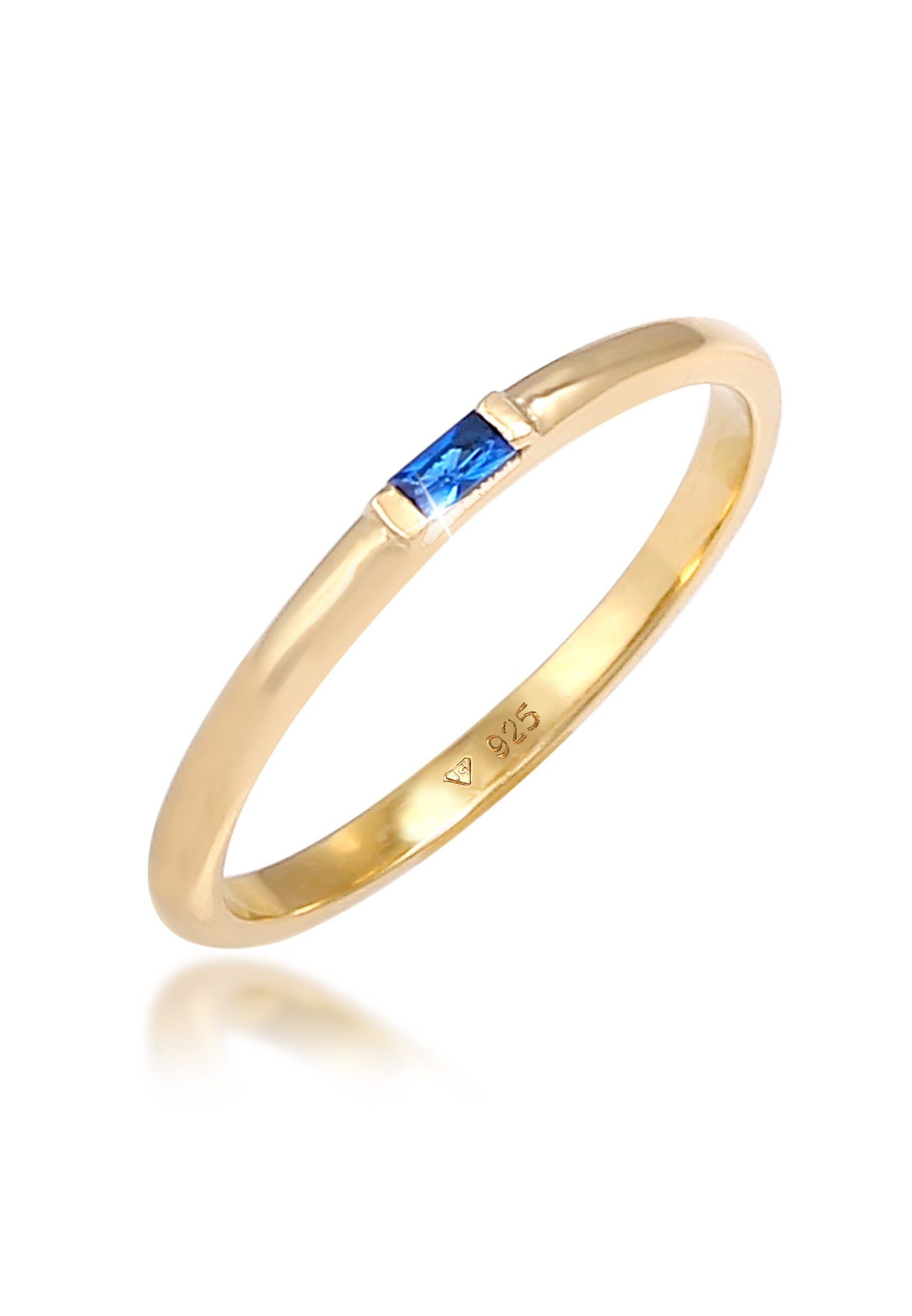 Elli Premium Fingerring Topas Geo Rechteck Verlobung Solitär 925 Silber, Re günstig online kaufen