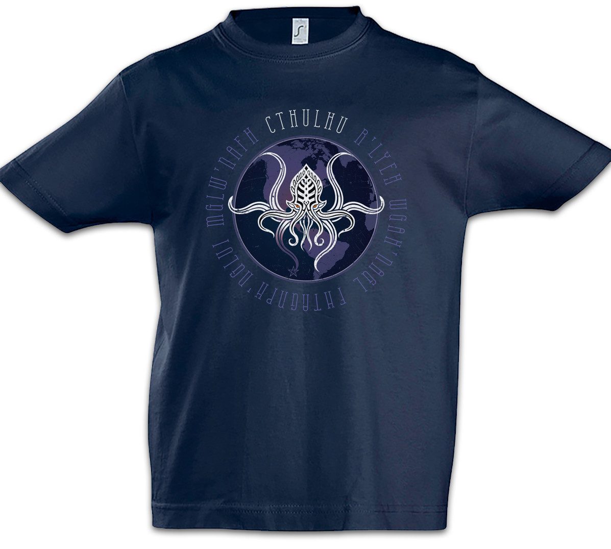 Urban Backwoods Print-Shirt Cthulhu J World Order Kinder T-Shirt HP Lovecraft Miskatonic R'Lyeh (1-tlg) Arkham Dunwich Innsmouth Azathoth