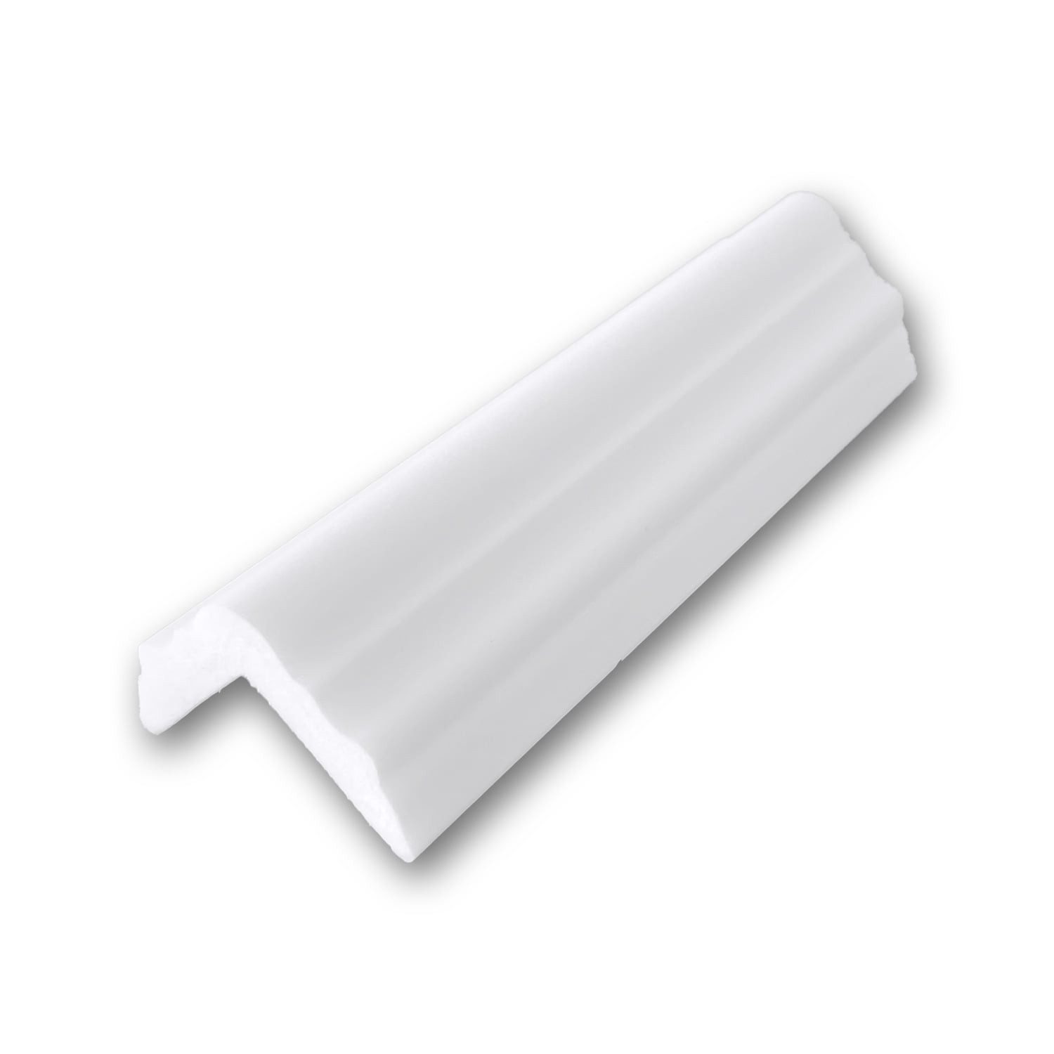 Profhome Sockelleiste 1 MUSTERSTÜCK S-650240 10 cm MUSTER Kantenschutz-Profil, L: 10 cm, H: 3.1 cm, 1 MUSTERSTÜCK, Produktmuster, 1-St., Muster der Fußleiste, Stuckleiste, Bodenleiste