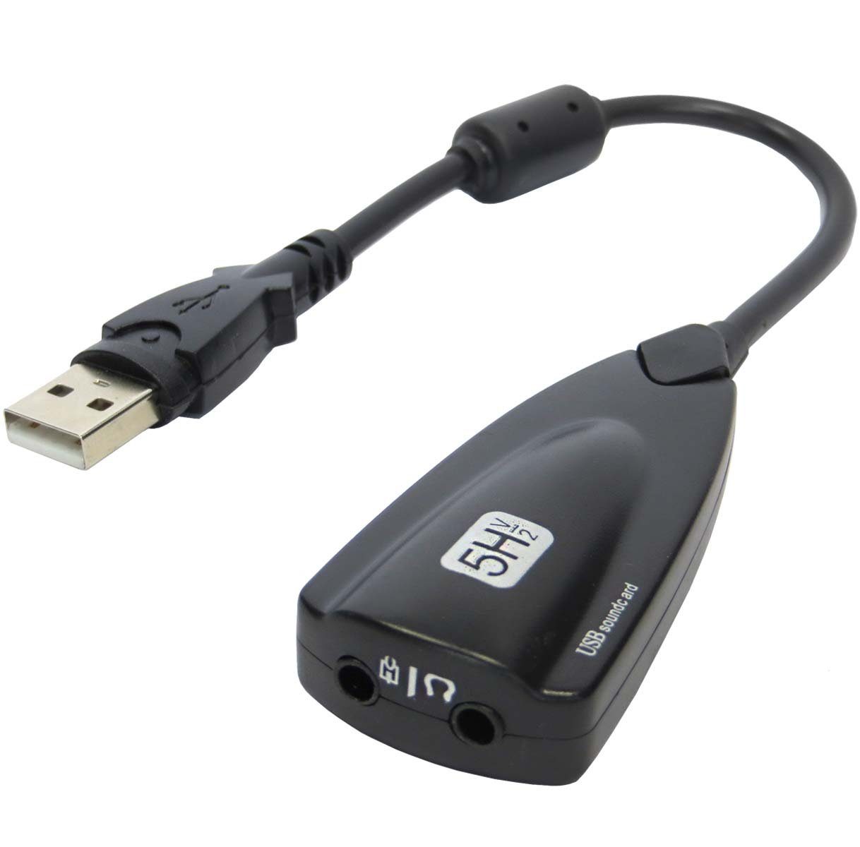 Equip USB Soundadapter - Externe Soundkarte Mit 2x 3,5mm Anschlüssen