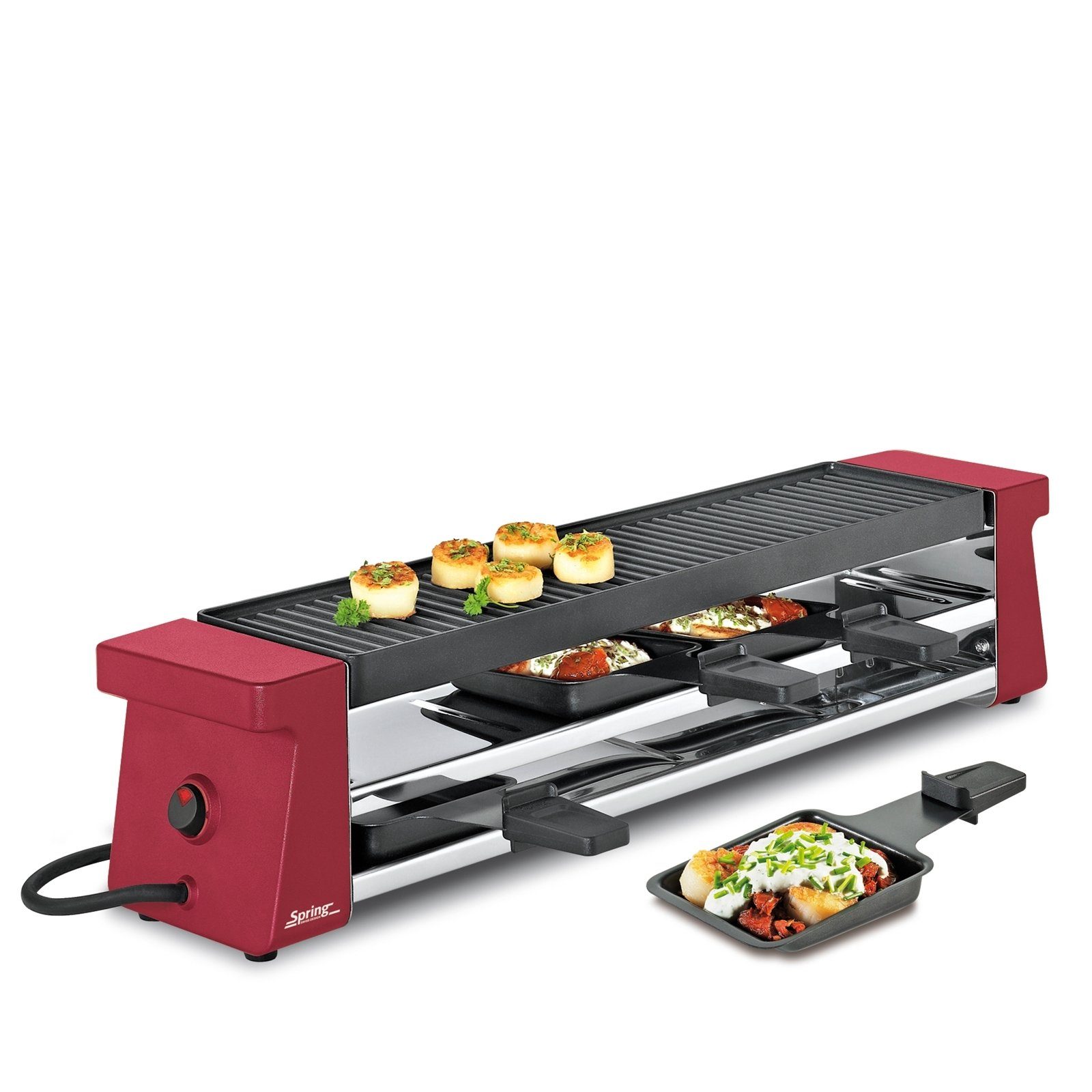 Raclette Spring Compact Raclette Rot 4