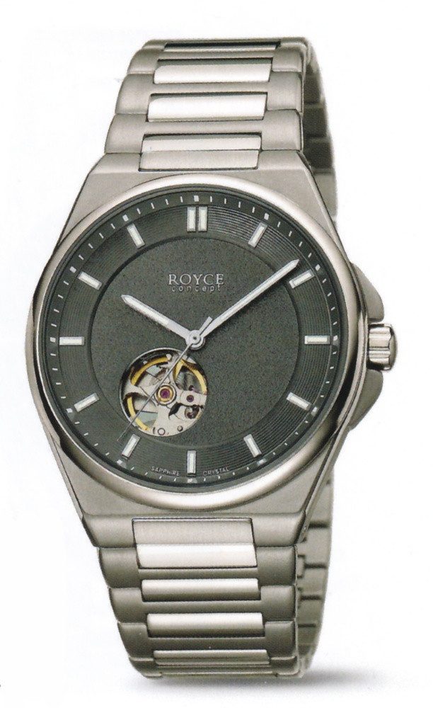 Boccia Automatikuhr Boccia Titanium ROYCE Automatik Herrenuhr 3677-01