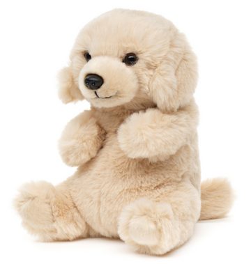Uni-Toys Kuscheltier Labrador, sitzend - Kawaii-Stil - 17 cm (Höhe) - Hund - Plüschtier, zu 100 % recyceltes Füllmaterial