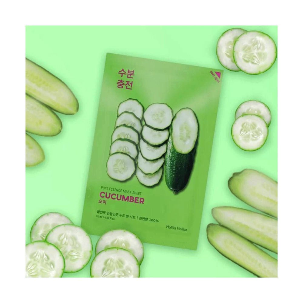 Holika Holika Gesichtsmaske Holika Holika, Pure Essence Mask Sheet – Cucumber – 23 ml
