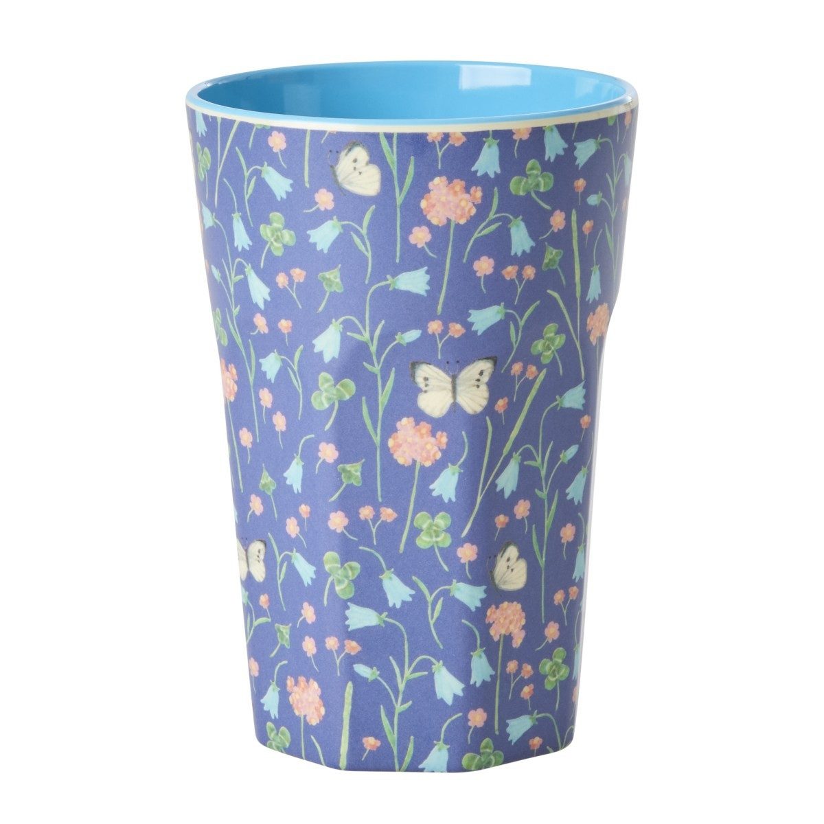 Rice Trinkbecher Aus Melamin – Schmetterlings-Design, Großes Format, Spülmaschinenfest & Isolierend