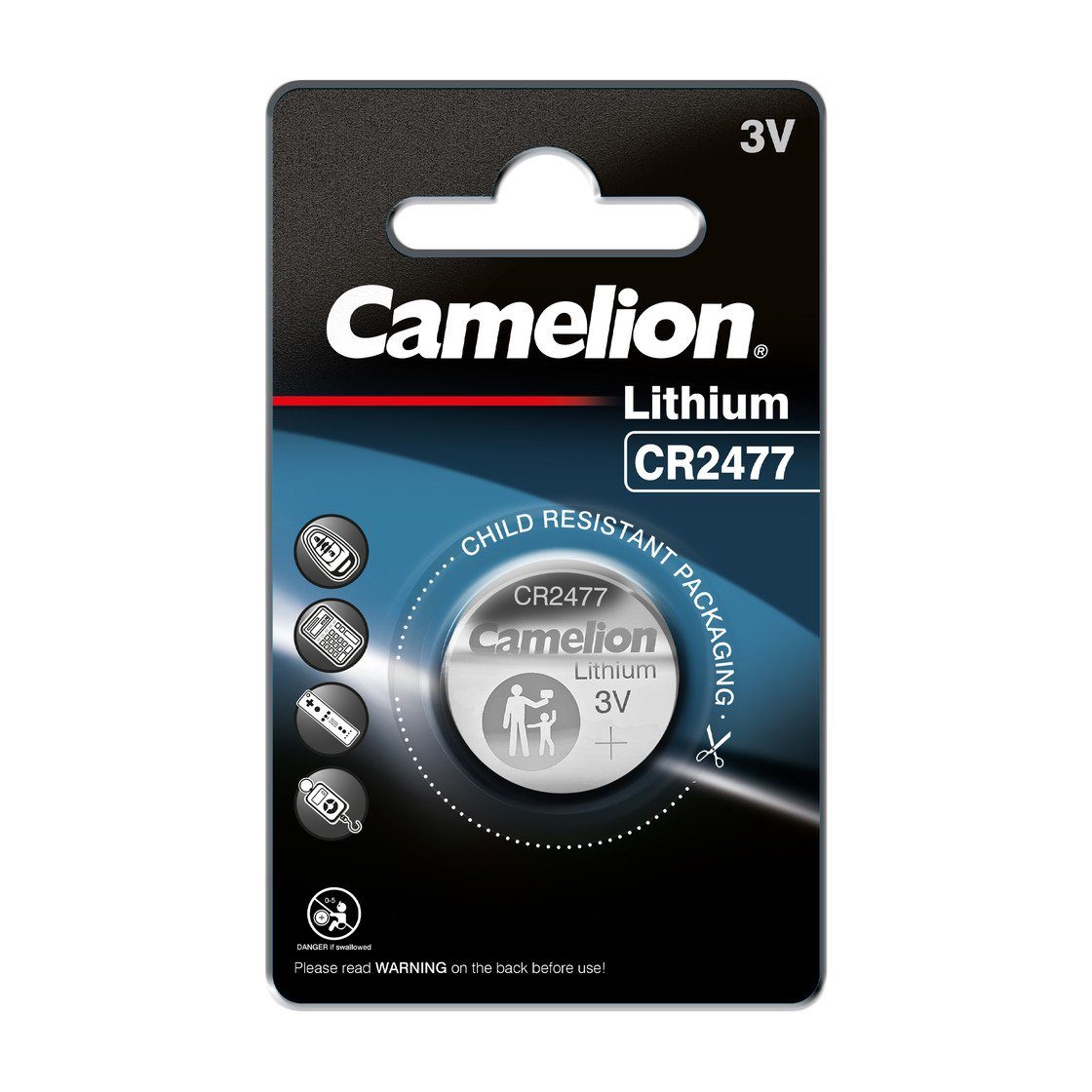 Lithium Alarmanlage CR2477 – Camelion Blister LUPUS ® Knopfzelle gws-powercell V 3 ELECTRONICS